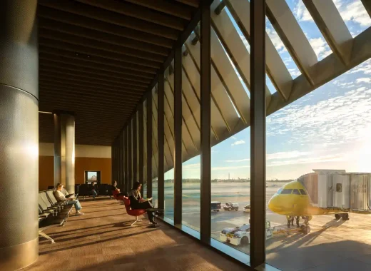 Midfield Sattellite Councourse South LAX Los Angeles architecture project