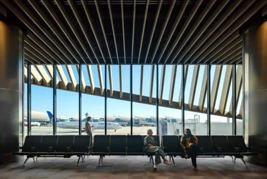 Midfield Sattellite Councourse South LAX Los Angeles architecture