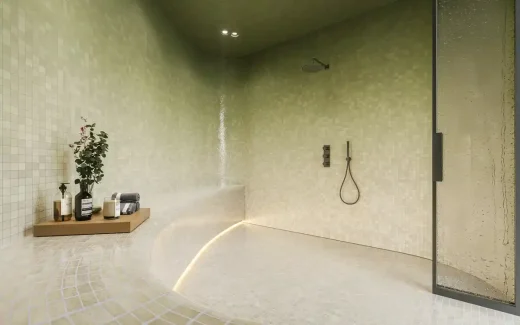 Qapital Tower Quito Ecuador mixed-use building steamroom