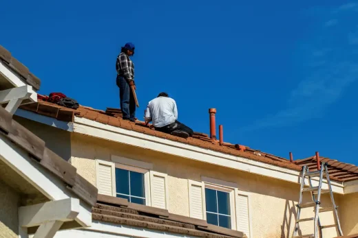 Architecture design roof construction work