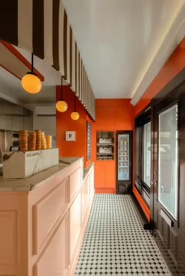 Dalmata gelato shop Montreal Quebec commercial design