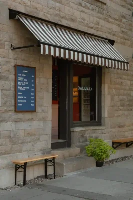Dalmata gelato shop Montreal Quebec architecture