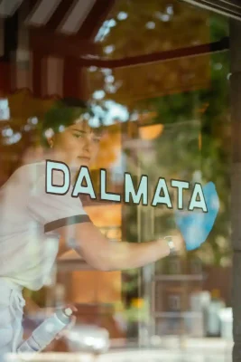 Dalmata gelato shop Montreal Quebec architecture design
