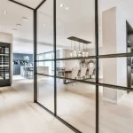 Glass partitions for modern living spaces design
