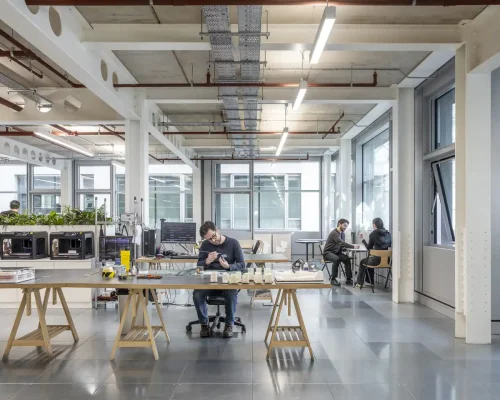 100 Fetter Lane London workspace: Fletcher Priest Architects