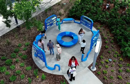 A Cappella public art Jacksonville Florida USA