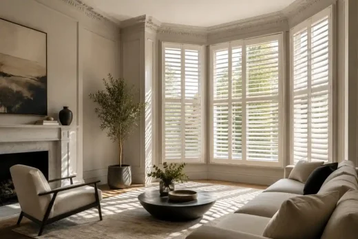 Architectural window treatments, plantation shutters