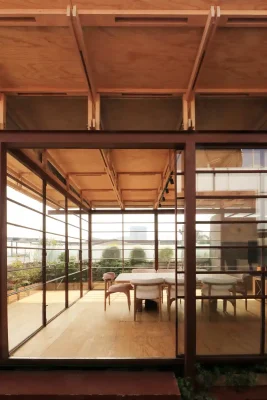 Azotea Sagredo Mexico City roof structure