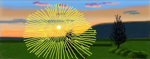 David Hockney Remember you cannot look at the sun or death for very long