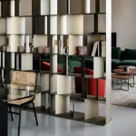 Dividing open plan interiors with furniture guide