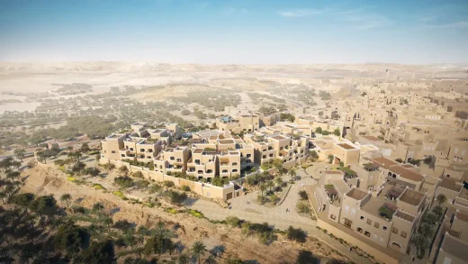 Four Seasons Hotel Diriyah, Riyadh luxury accommodation design by Aedas
