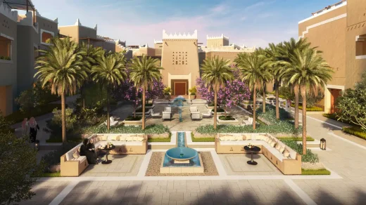 Four Seasons Hotel Diriyah, Riyadh luxury accommodation design by Aedas