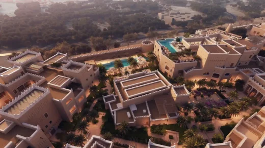 Four Seasons Hotel Diriyah, Riyadh luxury accommodation design by Aedas