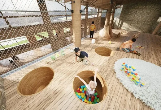 Greenterrace Kindergarten Yunnan China conceptual architecture