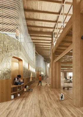 Greenterrace Kindergarten Yunnan China conceptual architecture