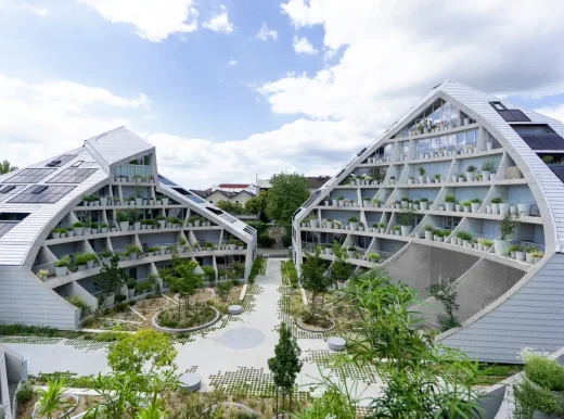 La Vallée Verte Bordeaux France housing project