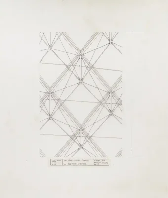 Louvre Pyramid interior elevation