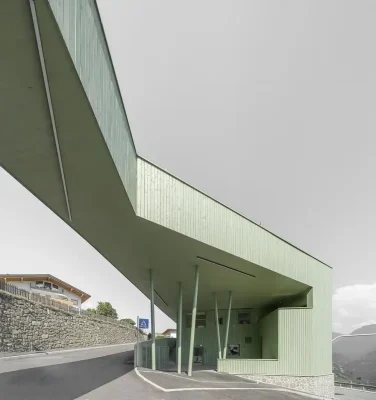 Monolithic Multifunctional Building Barbian Italy