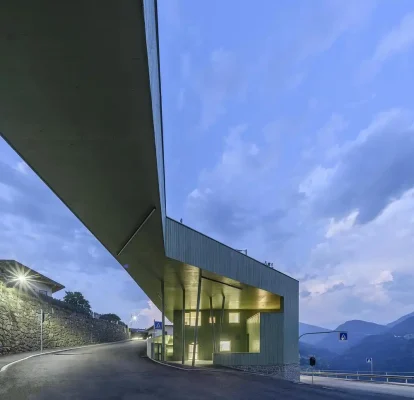 Monolithic Multifunctional Building Barbian Italy