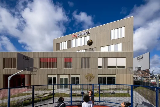 My College in Spijkenisse secondary school building Netherlands
