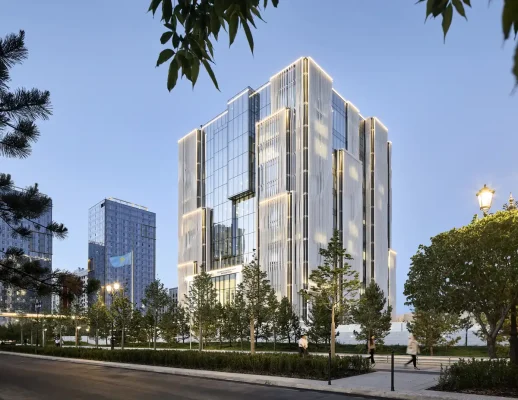 National Bank of the Republic of Kazakhstan headquarters building design by ZHA