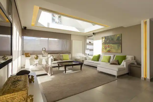 New home interior design custom framing