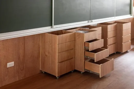 Qingshan Forest Junior High School Classroom Taipei