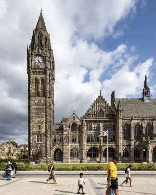 Rochdale Town Hall building restoration