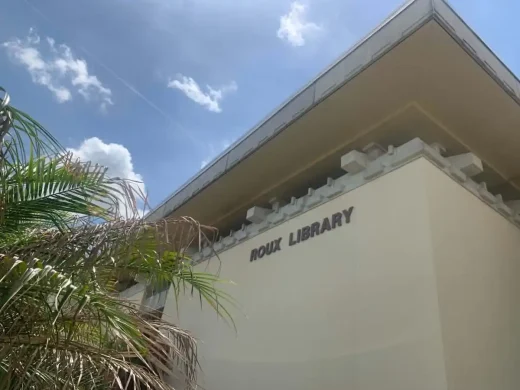 Roux Library building in Lakeland FL, USA