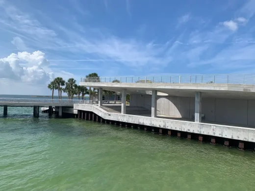 St. Petersburg Pier, Florida concrete building