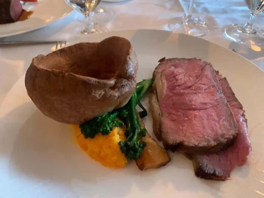 Celebration of Scotch Beef with a Yorkshire Pudding