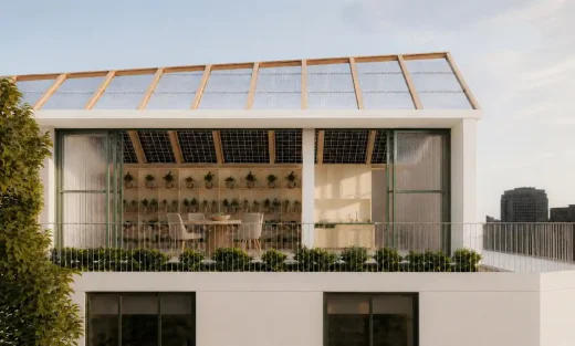 Sustainable affordable housing prototype with shared kitchens