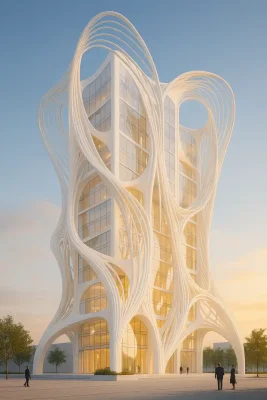 Tectonism modern tower building design