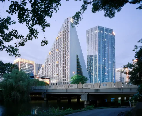 The Hangzhou Prism Zhejiang province building