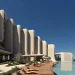 The Nest and Cascades, Tirana, Albania building