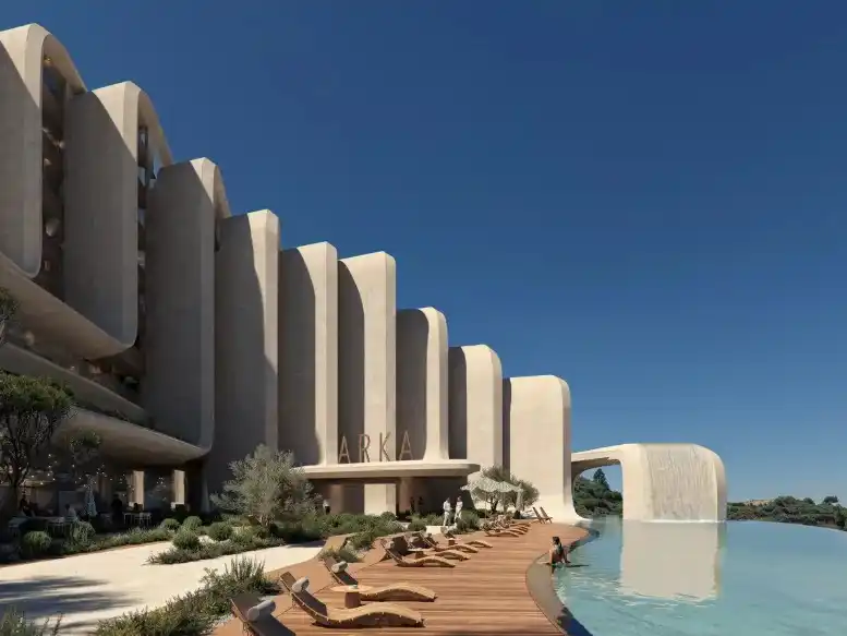 The Nest and Cascades, Tirana, Albania building