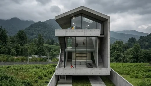 Twisted House Northern Iran building