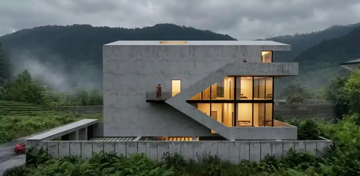 Twisted House, Northern Iran building design