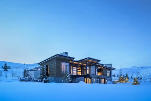 White Clouds House Idaho USA architecture