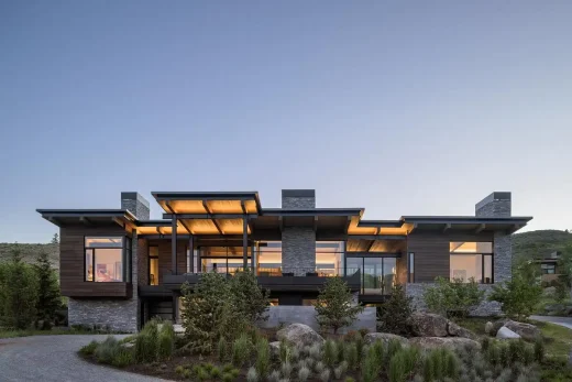White Clouds House Idaho USA residence design