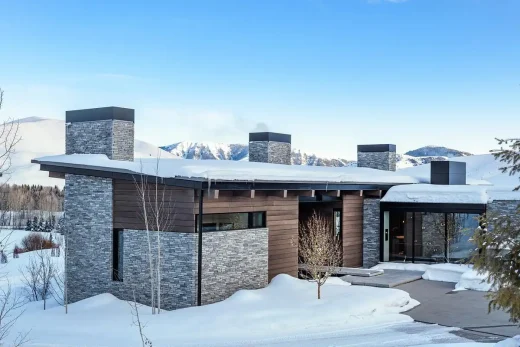 White Clouds House Idaho USA residence design