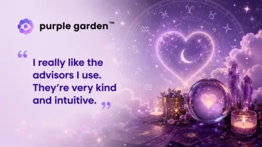 Purple garden psychic platform