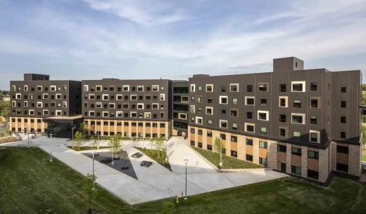 Arcadia Flats student housing facility at Western Michigan University in Kalamazoo
