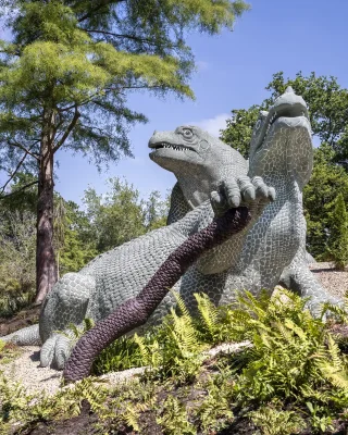 Crystal Palace Park Dinosaurs London, UK