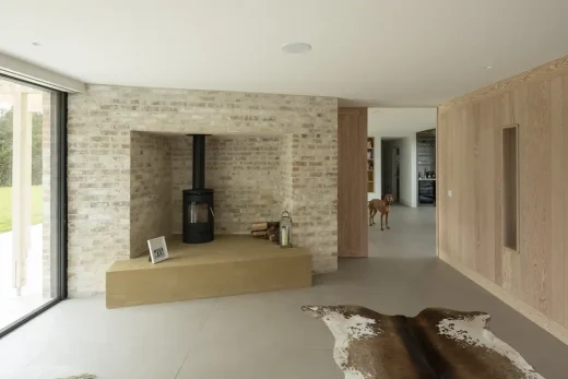 Garden House St Andrews property interior fireplace