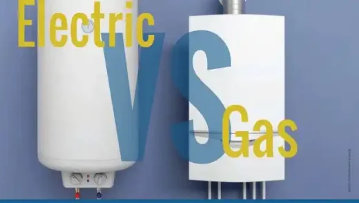 Gas vs electric hot water replacement at home