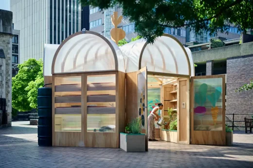 Greenhouse Pavilion Barbican London England