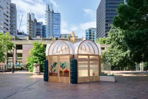 Greenhouse Pavilion Barbican London England