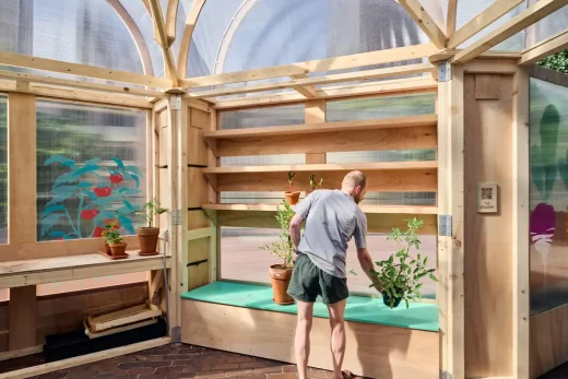 Greenhouse Pavilion Barbican London England