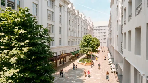 Hans Crescent Knightsbridge public realm improvement
